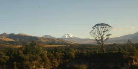 Le Cotopaxi vu depuis Pifo